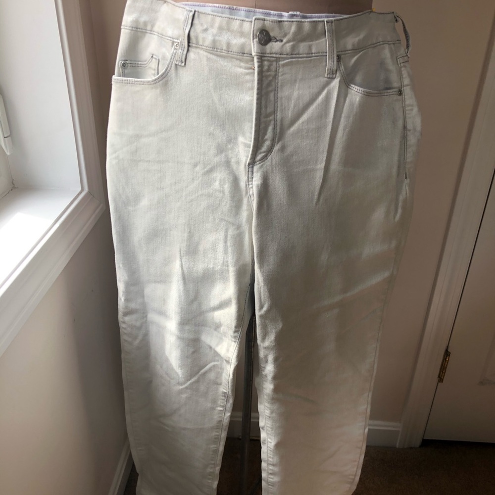 NYDJ pearlized shaping jeans